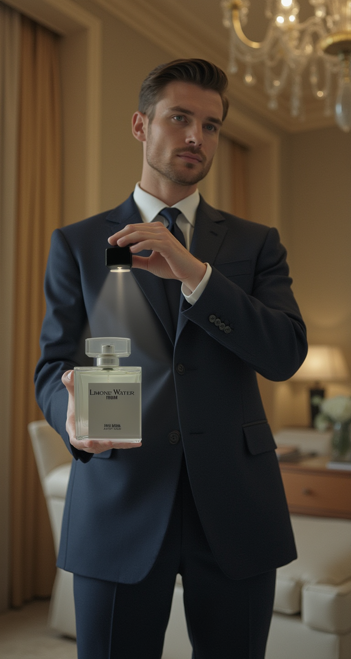 ETRIE Premium Collection: Limone Water Eau de Parfum – Fresh Citrus & Aquatic Essence for Men
